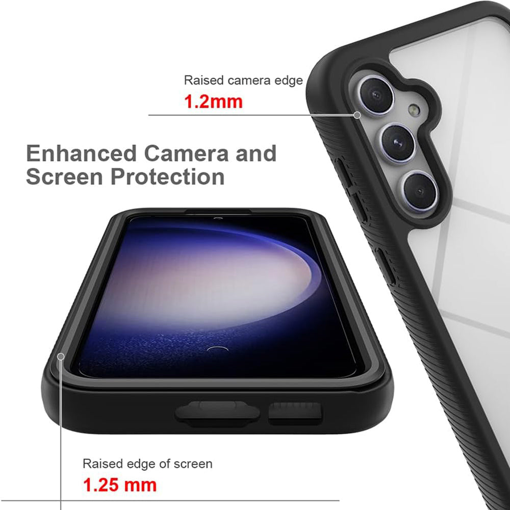 Coque pour Samsung Galaxy S23 FE S711, Techsuit, Defense360 Pro, Noire