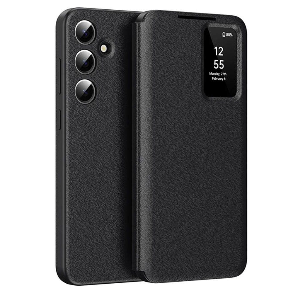 Coque pour Samsung Galaxy S23 FE S711, Techsuit, SmartView, Noire