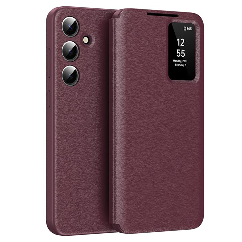 Coque pour Samsung Galaxy S23 FE S711, Techsuit, SmartView, Rouge