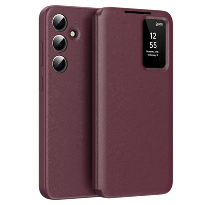 Coque pour Samsung Galaxy S23 FE S711, Techsuit, SmartView, Rouge
