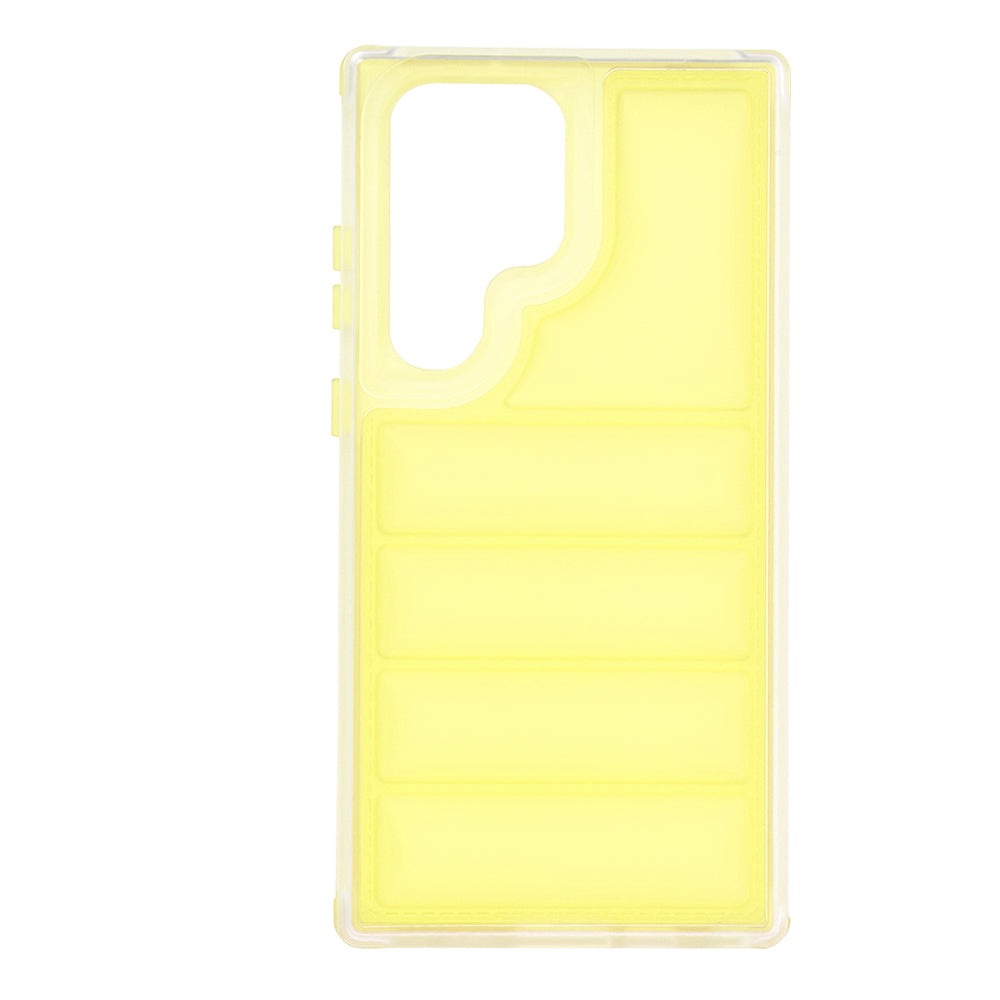 Coque pour Samsung Galaxy S23 FE S711, Techsuit, Wave Shield, Jaune