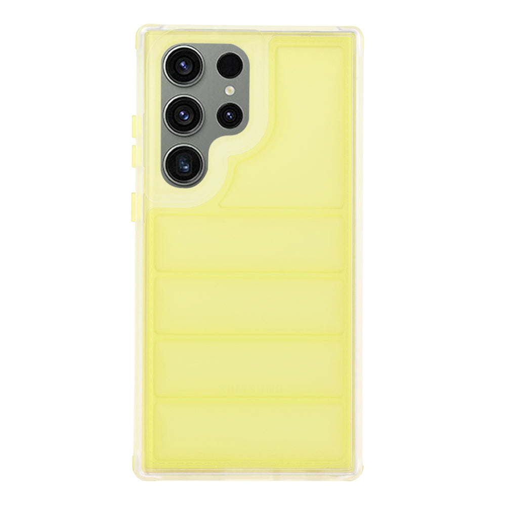 Coque pour Samsung Galaxy S23 FE S711, Techsuit, Wave Shield, Jaune