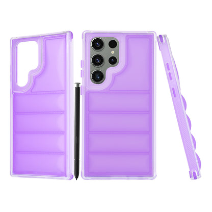 Coque pour Samsung Galaxy S23 FE S711, Techsuit, Wave Shield, Violet