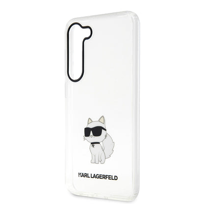 Case for Samsung Galaxy S23+ S916, Karl Lagerfeld, Ikonik Choupette, Transparent