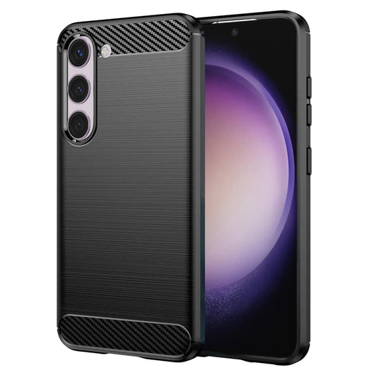 Coque pour Samsung Galaxy S23 S911, Techsuit, Carbone, Noire
