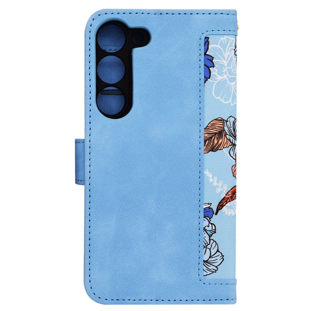 Coque pour Samsung Galaxy S23 S911, Techsuit, FlipCraft, Bleu