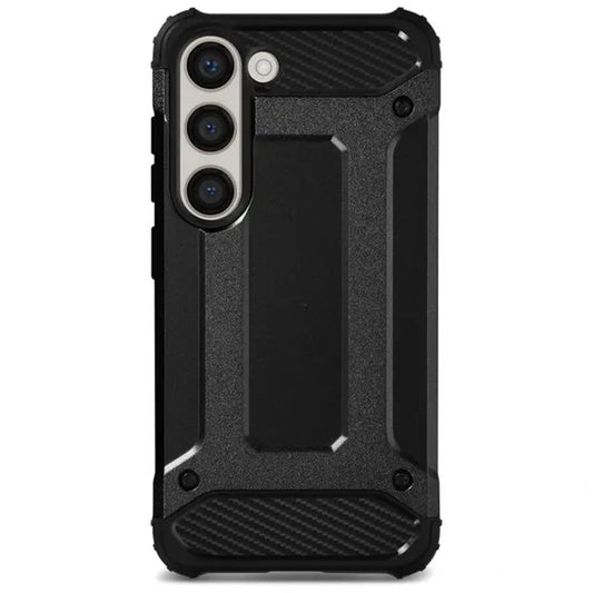 Coque pour Samsung Galaxy S23 S911, Techsuit, Hybrid Armor, Noire