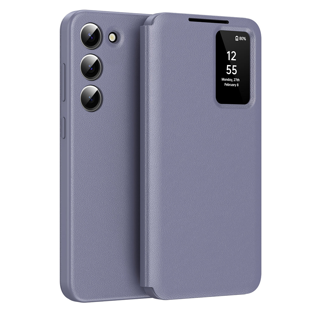 Coque pour Samsung Galaxy S23 S911, Techsuit, SmartView, Violet