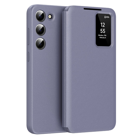 Coque pour Samsung Galaxy S23 S911, Techsuit, SmartView, Violet
