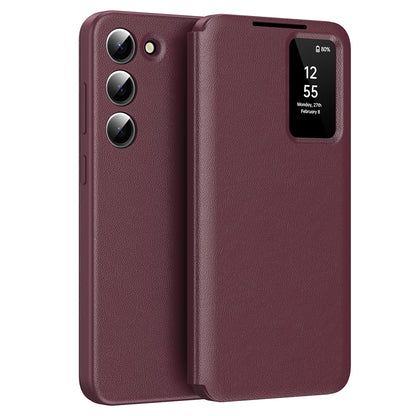 Case for Samsung Galaxy S23 S911, Techsuit, SmartView, Red