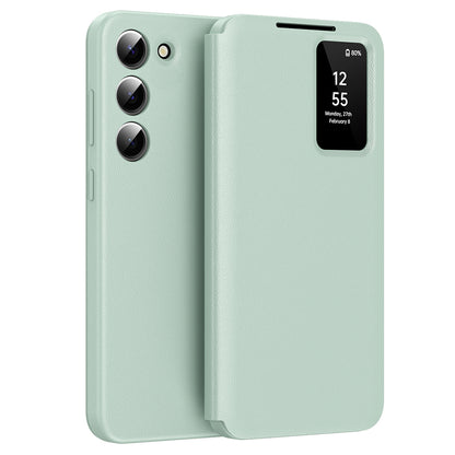 Coque pour Samsung Galaxy S23 S911, Techsuit, SmartView, Vert