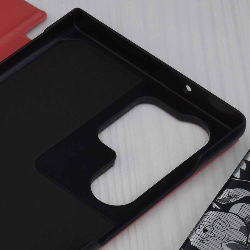 Coque pour Samsung Galaxy S23 Ultra S918, Techsuit, eFold, Rouge