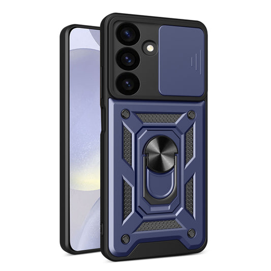 Coque pour Samsung Galaxy S24 FE S721, Techsuit, CamShield, Bleue