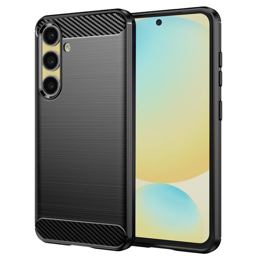 Coque pour Samsung Galaxy S24 FE S721, Techsuit, Carbone, Noire