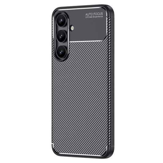 Coque pour Samsung Galaxy S24 FE S721, Techsuit, Fibre de carbone, Noire