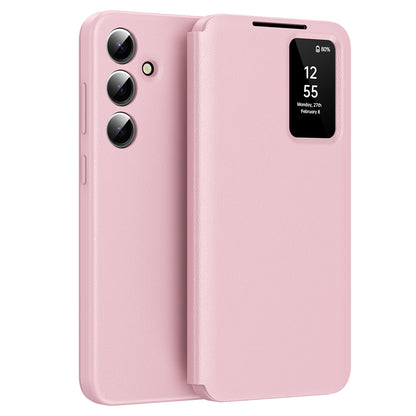 Coque pour Samsung Galaxy S24 FE S721, Techsuit, SmartView, Rose