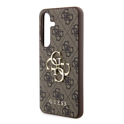 Étui pour Samsung Galaxy S24+ S926, Guess, 4G Big Logo, Marron