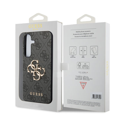 Étui pour Samsung Galaxy S24+ S926, Guess, 4G Big Logo, Noir