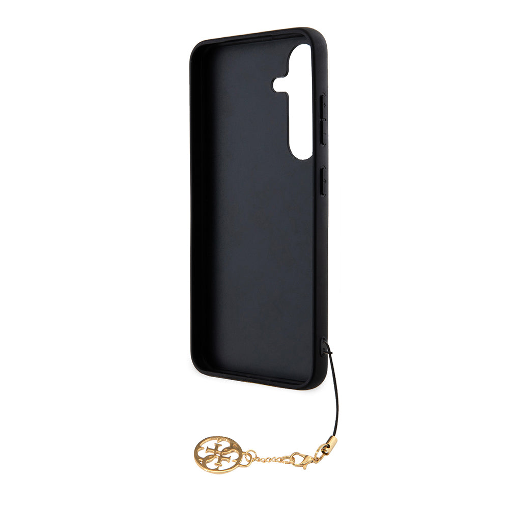 Étui pour Samsung Galaxy S24+ S926, Guess, 4G Charm, Noir