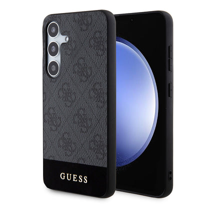 Étui pour Samsung Galaxy S24+ S926, Guess, 4G Stripe, Noir