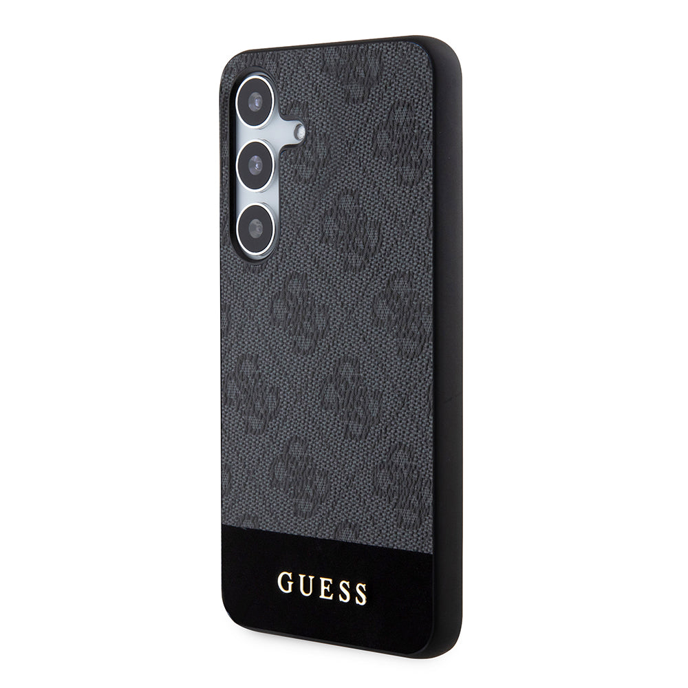 Étui pour Samsung Galaxy S24+ S926, Guess, 4G Stripe, Noir