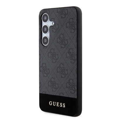 Étui pour Samsung Galaxy S24+ S926, Guess, 4G Stripe, Noir