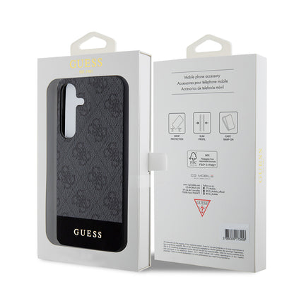 Étui pour Samsung Galaxy S24+ S926, Guess, 4G Stripe, Noir