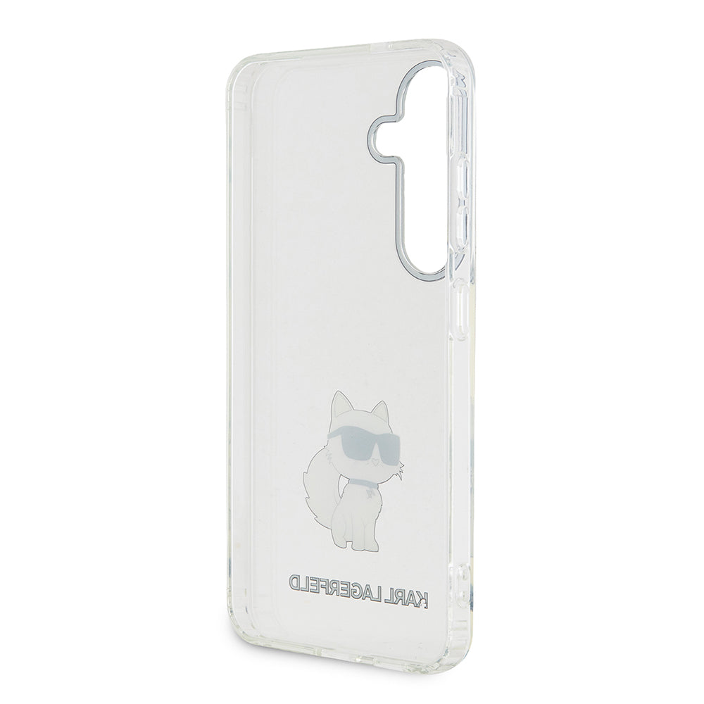 Étui pour Samsung Galaxy S24+ S926, Karl Lagerfeld, IML Luxury Choupette, Transparent