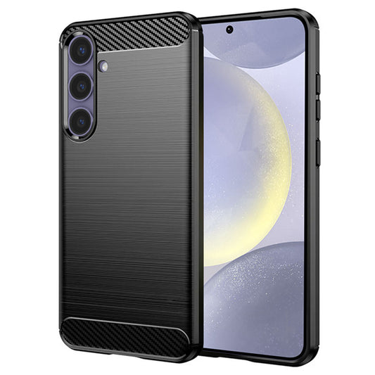 Coque pour Samsung Galaxy S24+ S926, Techsuit, Carbone, Noire