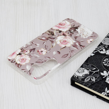 Coque pour Samsung Galaxy S24+ S926, Techsuit, Marble, Gris