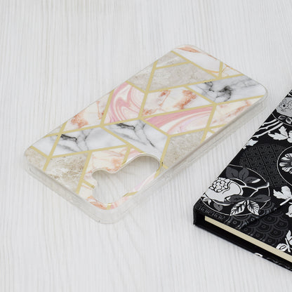 Coque pour Samsung Galaxy S24+ S926, Techsuit, Marble, Rose