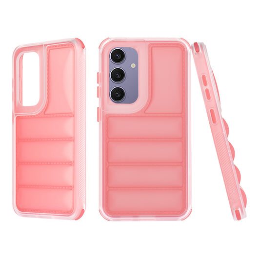 Coque pour Samsung Galaxy S24+ S926, Techsuit, Wave Shield, Rouge