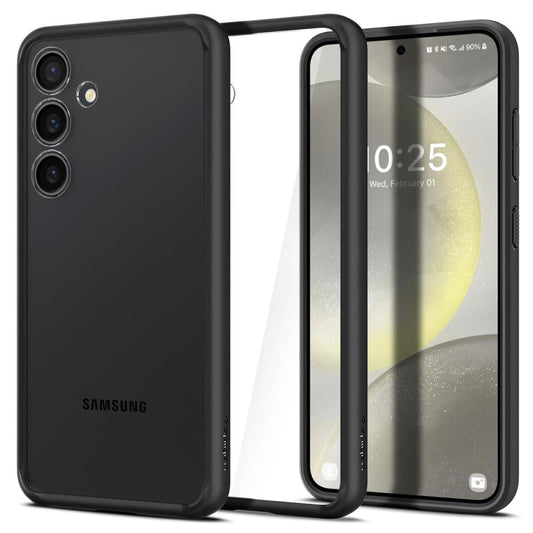 Étui pour Samsung Galaxy S24 S921, Spigen, Ultra Hybrid, Noir Mat ACS07352
