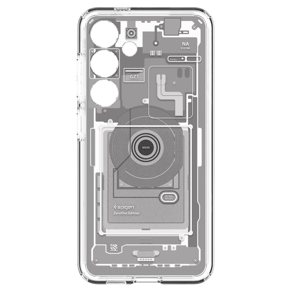Étui pour Samsung Galaxy S24 S921, Spigen, Ultra Hybrid Zero One, Blanc