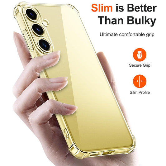 Coque pour Samsung Galaxy S24 S921, Techsuit, Anti-choc Claire, Transparente