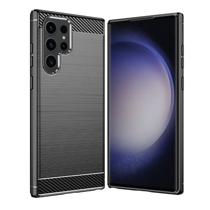 Coque pour Samsung Galaxy S24 Ultra S928, Techsuit, Carbone, Noire