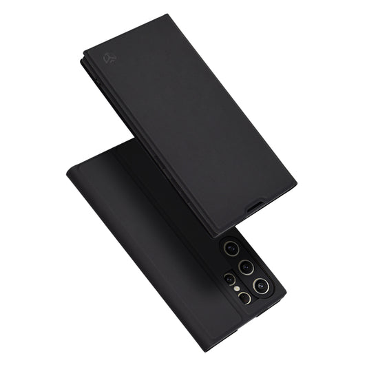 Coque pour Samsung Galaxy S24 Ultra S928, Techsuit, Magskin Book, Noire