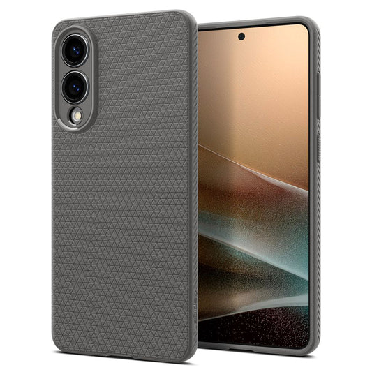Étui pour Samsung Galaxy S25 Edge S937, Spigen, Liquid Air, Gris