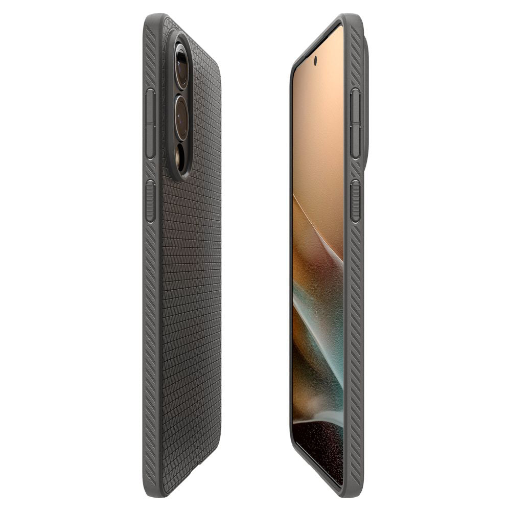 Étui pour Samsung Galaxy S25 Edge S937, Spigen, Liquid Air, Gris