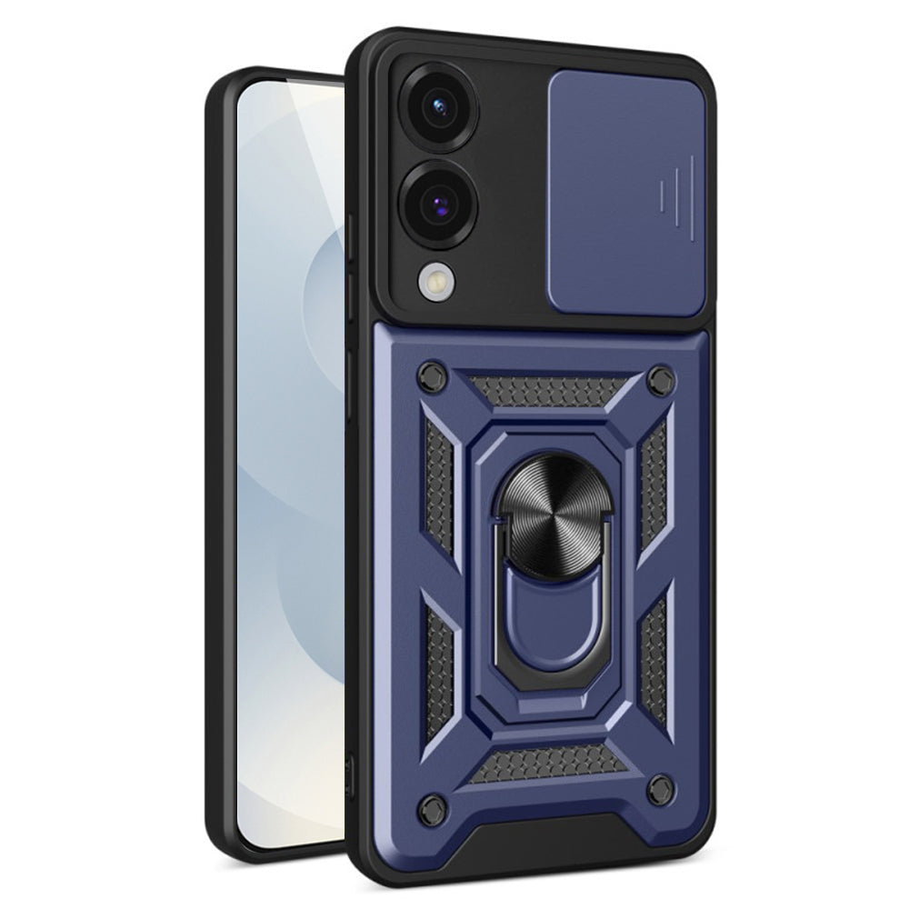 Coque pour Samsung Galaxy S25 Edge S937, Techsuit, CamShield, Bleue