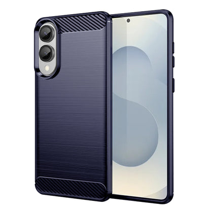 Coque pour Samsung Galaxy S25 Edge S937, Techsuit, Carbone, Bleue
