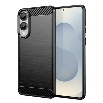 Coque pour Samsung Galaxy S25 Edge S937, Techsuit, Carbone, Noire