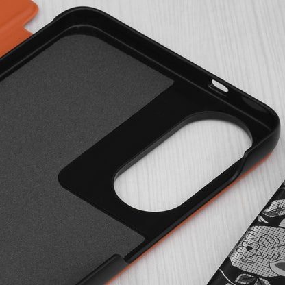 Coque pour Samsung Galaxy S25 Edge S937, Techsuit, eFold, Orange