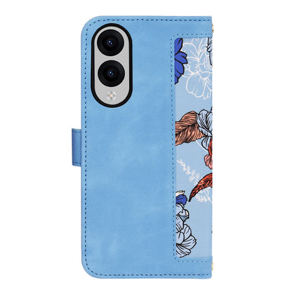Coque pour Samsung Galaxy S25 Edge S937, Techsuit, FlipCraft, Bleu
