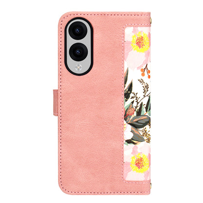 Coque pour Samsung Galaxy S25 Edge S937, Techsuit, FlipCraft, Rose