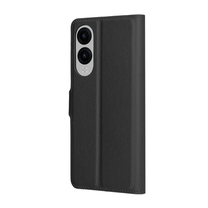Case for Samsung Galaxy S25 Edge S937, Techsuit, Leather Folio, Black