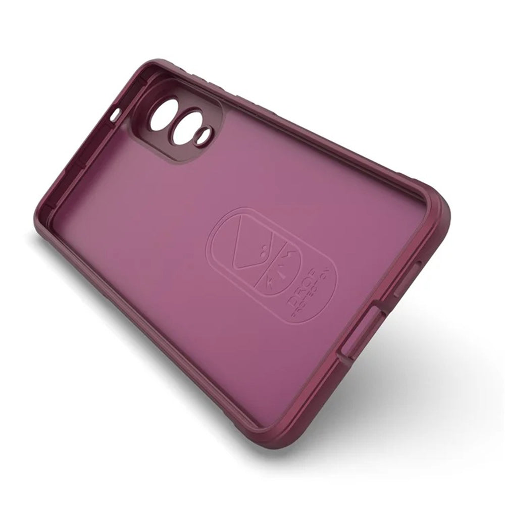 Coque pour Samsung Galaxy S25 Edge S937, Techsuit, Magic Shield, Noire