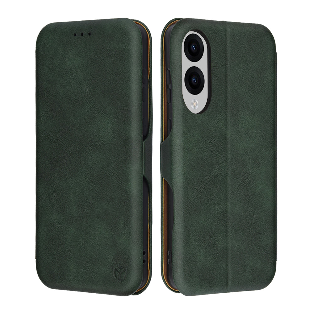 Case for Samsung Galaxy S25 Edge S937, Techsuit, Safe Wallet Plus, Green