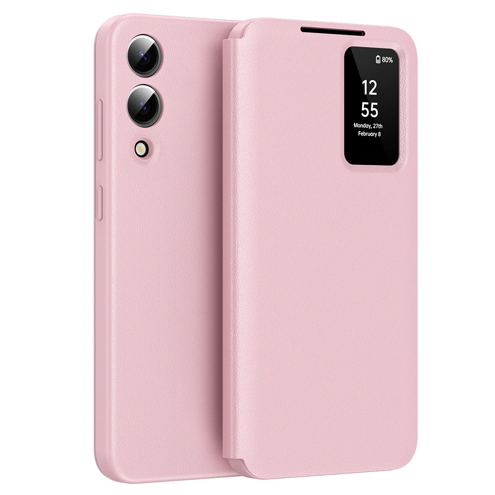 Coque pour Samsung Galaxy S25 Edge S937, Techsuit, SmartView, Rose