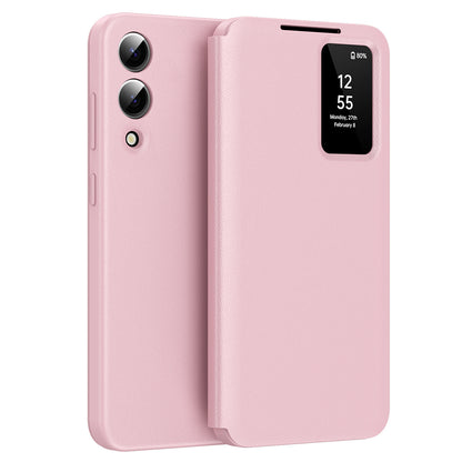 Coque pour Samsung Galaxy S25 Edge S937, Techsuit, SmartView, Rose